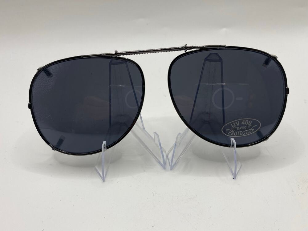 Today's Optical Clip-On Sunglasses UV 400 Dark Gray Lenses w/ Original Packaging